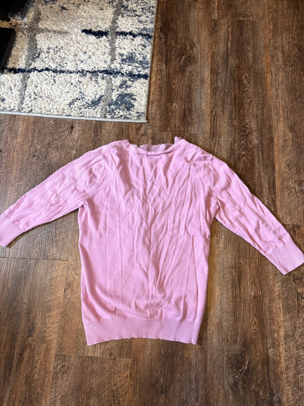 Pink Button-Up Cardigan - Picture 2 of 2